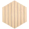 PANNEAU COLVA HEXAGONE BEIGE 30X26CM X3 PIECES