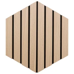PANNEAU COLVA HEXAGONE CLAIR 30X26CM X3 PIECES
