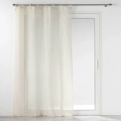 PANNEAU NOUETTES 140X240CM EFFET LIN TISSE NORINE