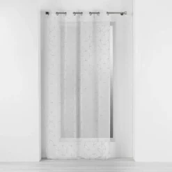 PANNEAU OEILLETS 140X240CM BRODE OLYMPIA GRIS