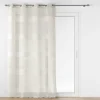 PANNEAU OEILLETS 140X240CM EFFET LIN TISSE JANICE LIN