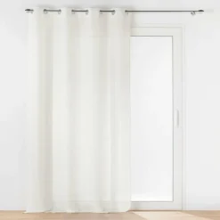 PANNEAU OEILLETS 140X240CM EFFET LIN HALTONA NATUREL