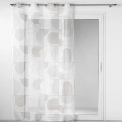 PANNEAU OEILLETS 140X240CM ESQUISSE BLANC