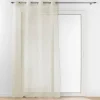 PANNEAU OEILLETS 140X240CM IMPRIME PANDORE BLANC