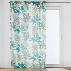 PANNEAU OEILLETS 135X240CM LUMINETTE VAYANA EMERAUDE