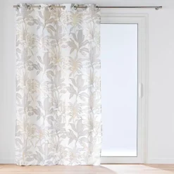 PANNEAU OEILLETS 135X240CM LUMINETTE VAYANA NATUREL