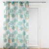 PANNEAU OEILLETS 140X240CM METALLISE ORNELLA BLANC