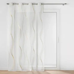 PANNEAU OEILLETS 140X240CM METALLISE ELONA OR