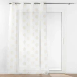 PANNEAU OEILLETS 140X240CM METALLISE SIXTINE OR