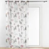 PANNEAU OEILLETS 140X240CM VOILE SABLE IMPRIME COCOTIS