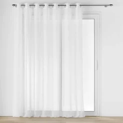 PANNEAU OEILLETS 240X240CM VOILE TISSE CARLIN NATUREL