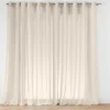 PANNEAU OEILLETS 400X240CM VOILE TISSE CARLIN LIN
