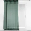PANNEAU OEILLET 140X240CM SABLE ET VELOURS CASUAL VERT