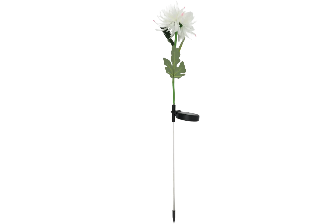 PANNEAU SOLAIRE LED CHANGEMENT COULEUR FORME FLEUR