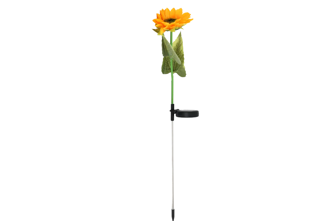 PANNEAU SOLAIRE LED CHANGEMENT COULEUR FORME FLEUR