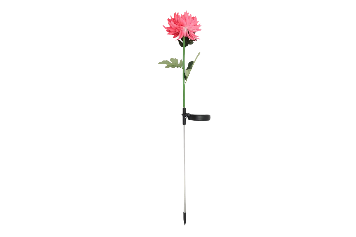 PANNEAU SOLAIRE LED CHANGEMENT COULEUR FORME FLEUR