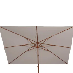 PARASOL DECENTRE MELHIA 3X3M ACAJOU LIN