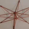 PARASOL DECENTRE MELHIA 4X3M ACAJOU LIN