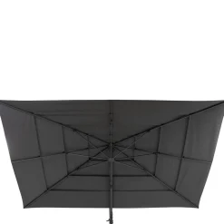 PARASOL DECENTRE MELHIA 4X3M MULTI TOILE ANTHRACITE