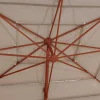 PARASOL DECENTRE MELHIA 4X3M MULTI TOILE ACAJOU