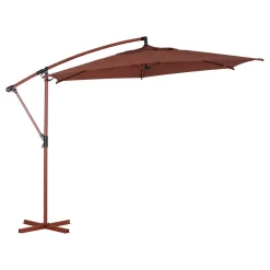 PARASOL DECENTRE 3M MANOA ACAJOU