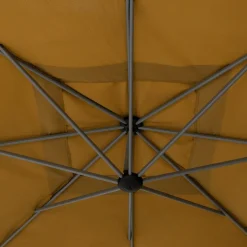 PARASOL DECENTRE 3M MANOA MOUTARDE
