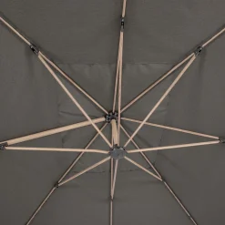 PARASOL DECENTRE SOLY 3X4M HONEY CHARBON