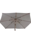 PARASOL DECENTRE TIKEO 4.2X3M PLATINE