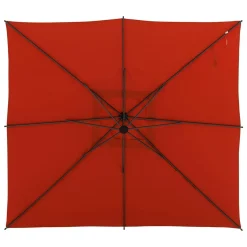 PARASOL DECENTRE 2.5X2.5M MANOA AMBRE