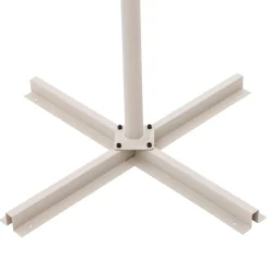 PARASOL DECENTRE 2.5X2.5M MANOA ARGILE BLE
