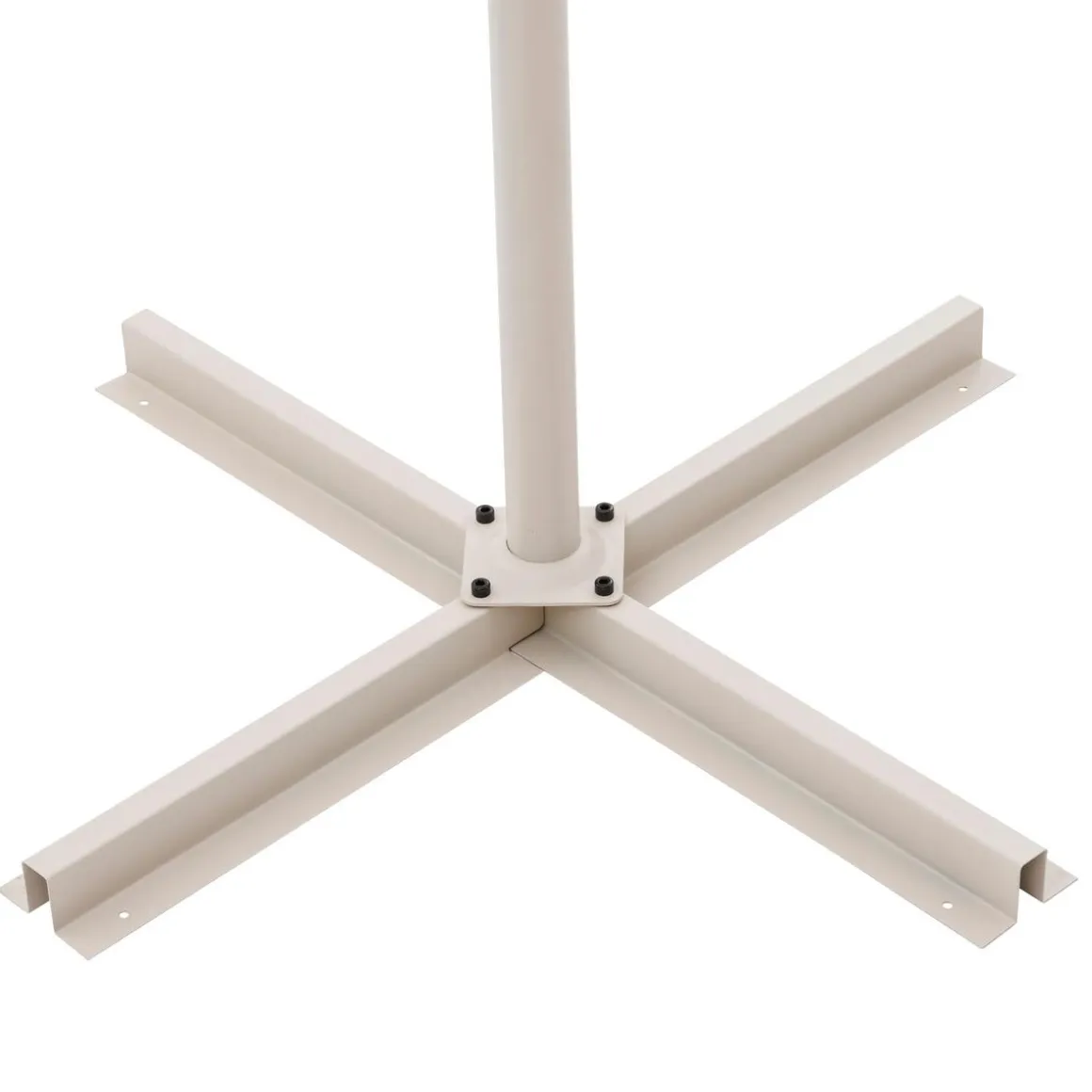 PARASOL DECENTRE 2.5X2.5M MANOA ARGILE BLE