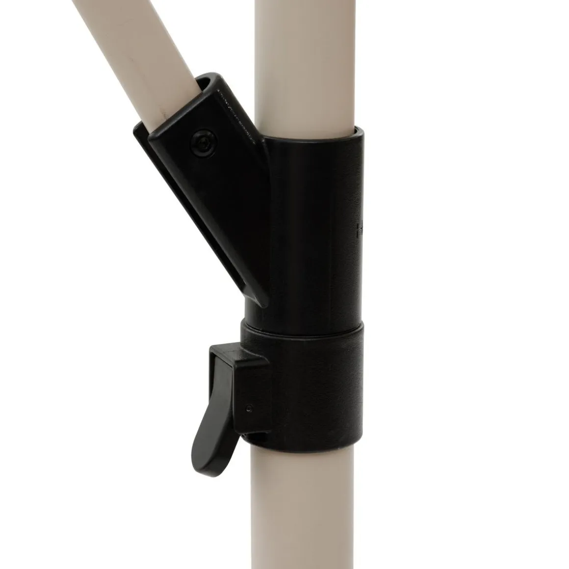 PARASOL DECENTRE 2.5X2.5M MANOA ARGILE BLE
