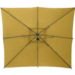 PARASOL DECENTRE 2.5X2.5M MANOA MOUTARDE