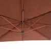 PARASOL MANOA 2.5X2.5M ACAJOU