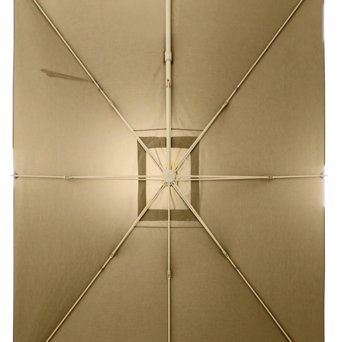 PARASOL MELHIA INVERSE 3X4M ARGILE LIN