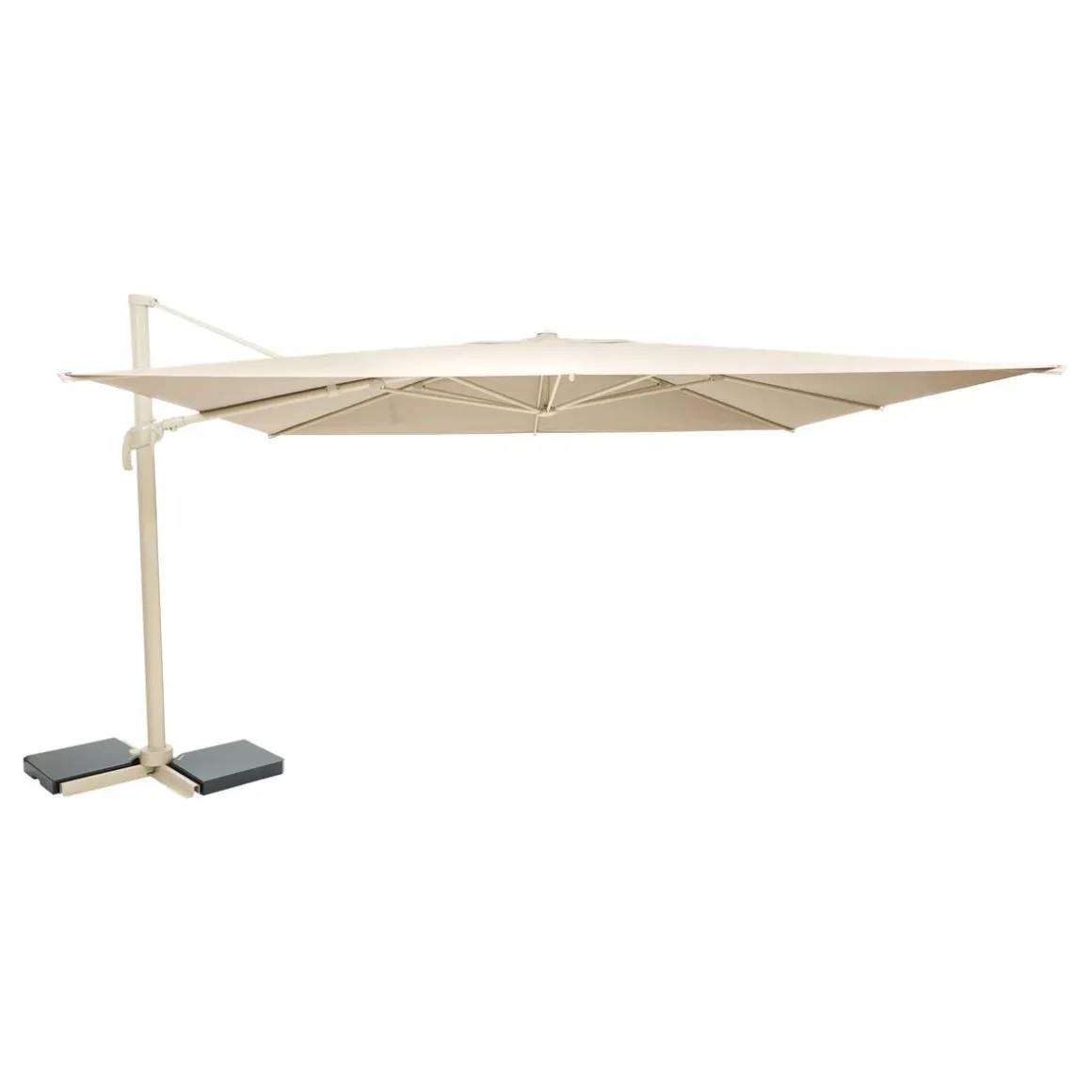 PARASOL MELHIA INVERSE 3X4M ARGILE LIN