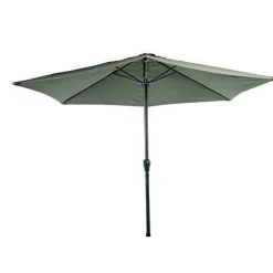 PARASOL ROND 3M ALUMINIUM KAKI