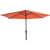 PARASOL ROND 3M ALUMINIUM ORANGE BRULE
