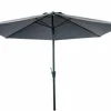 PARASOL ROND 2.3M GRIS ANTHRACITE