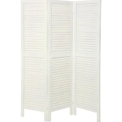 PARAVENT BOIS BLANC 170X40CM