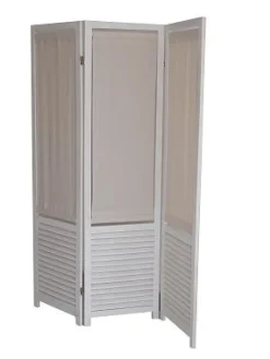 PARAVENT BOIS PANNEAUX X3 170CM