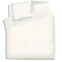 PARURE COTON LAV TUFT IVOIRE 260X240CM