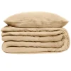 PARURE DOUBLE GAZE COTON LIN 260X240CM