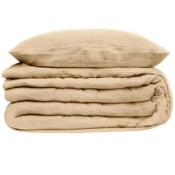 PARURE DOUBLE GAZE COTON LIN 260X240CM