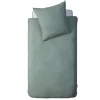 PARURE DOUBLE GAZE COTON NOISETTE 140X200CM