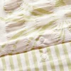 PARURE SEERSUCKER IMPRIME FLEUR DE ROSE 240X220CM