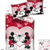PARURE 140X200CM MICKEY MINNIE COEUR