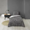 PARURE 140X200CM MICROFIBRE IMPRIMEE ALLOVER ELTON