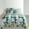 PARURE 240X220CM PERCALE 78 FILS ALLOVER DORINE
