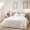 PARURE 240X220CM UNIS 60 FILS MELINE BLANC